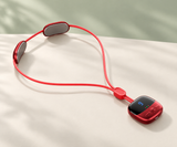 Easewell Rose LCD neck massager on an ivory surface — styled product image